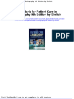 Full Download Test Bank For Patient Care in Radiography 9th Edition by Ehrlich PDF Full Chapter