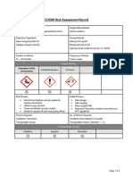 COSHH Risk Assessment - Pipeline Repair and Hot Tapping Epoxy Grout - WINTER GRADE