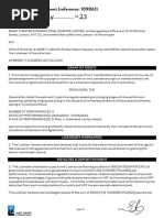 The Producers MTI Licence Agreement