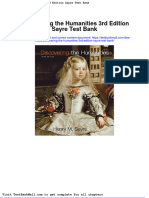 Full Download Discovering The Humanities 3rd Edition Sayre Test Bank PDF Full Chapter