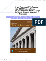 Test Bank For Pearsonâ ™s Federal Taxation 2019 Corporations, Partnerships, Estates and Trusts, 32nd Edition, Timothy J. Rupert, Kenneth E. Anderson