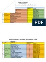 IOT Exit Exam Schedule