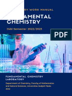 Labwork Manual Fundamental Chemistry MKK 1113