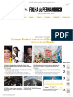 Folha PE - Noticias de Politic, Economia, Esportes, Cultura - 1