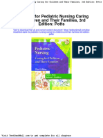 Full Download Test Bank For Pediatric Nursing Caring For Children and Their Families 3rd Edition Potts PDF Full Chapter