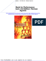 Full Download Test Bank For Performance Management 3rd Edition Herman Aguinis PDF Full Chapter