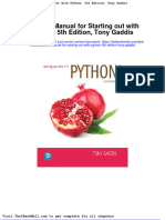 Full Download Solution Manual For Starting Out With Python 5th Edition Tony Gaddis PDF Full Chapter