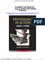 Full Download Downloadable Test Bank For Psychology in Action 8th Edition Huffman PDF Full Chapter