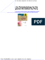 Full Download Test Bank For Periodontology For The Dental Hygienist 4th Edition by Perry PDF Full Chapter