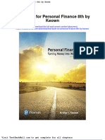 Full Download Test Bank For Personal Finance 8th by Keown PDF Full Chapter