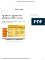 Apuntes de Hiperlipemias Genéticas Más Frecuentes - Mipropiolio