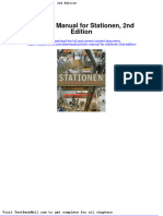 Full Download Solution Manual For Stationen 2nd Edition PDF Full Chapter