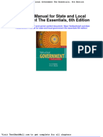 Full Download Solution Manual For State and Local Government The Essentials 6th Edition PDF Full Chapter
