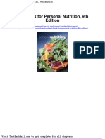 Full Download Test Bank For Personal Nutrition 9th Edition PDF Full Chapter