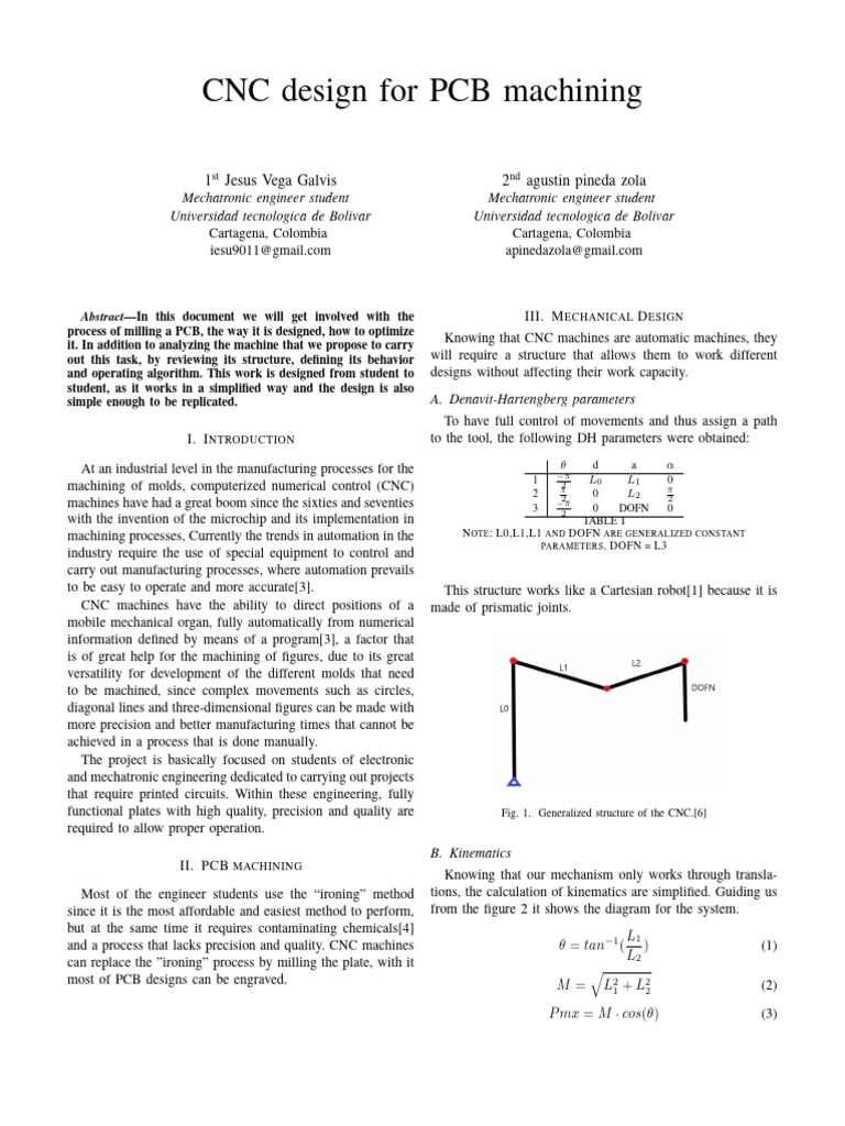 CNC Design for PCB Machining | PDF | Numerical Control | Printed ...