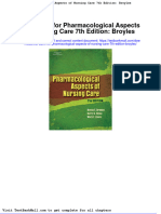 Full Download Test Bank For Pharmacological Aspects of Nursing Care 7th Edition Broyles PDF Full Chapter