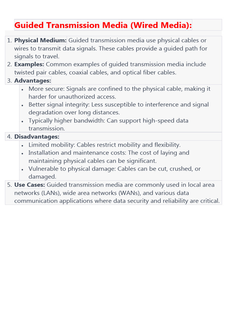 Guided-unguided-Transmission-Media | PDF