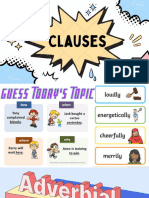 Clauses - English