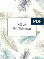 MLA - Handout 9th Edition
