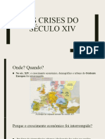 As Crises Do Século XIV - Trabalho de Historia