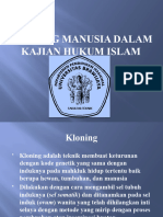 Kloning Manusia Dalam Kajian Hukum Islam