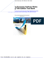 Full Download Engineering Economy Sullivan Wicks Koelling 15th Edition Test Bank PDF Full Chapter