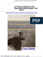Full Download Enduring Vision A History of The American People 8th Edition Boyer Test Bank PDF Full Chapter