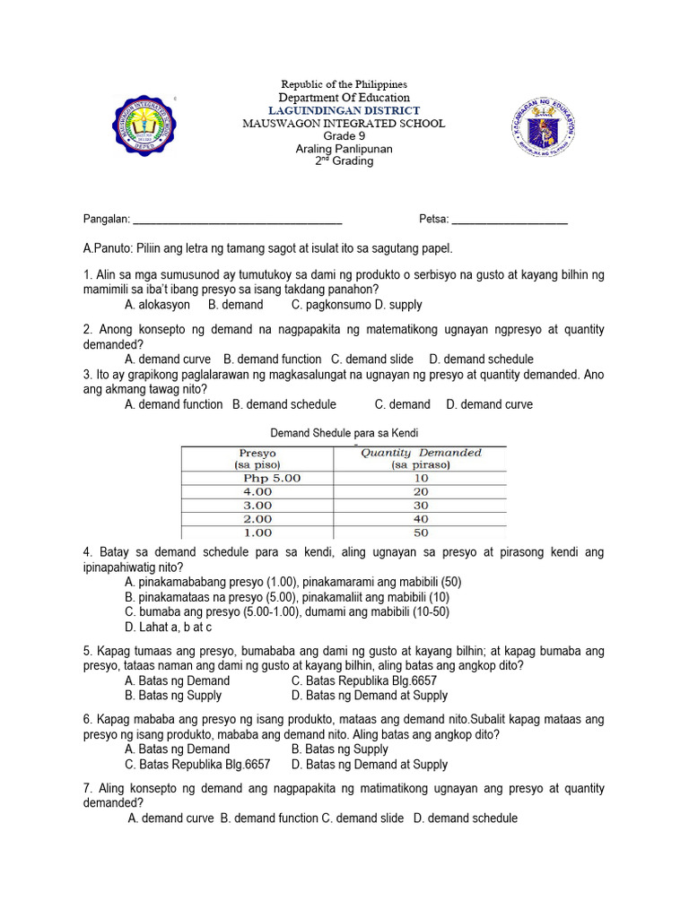 AP9 EXAM Fin | PDF