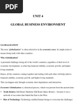 Unit 4 Current Affairs - Global Business Environment