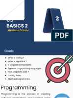 Coding Basics 2