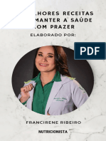 E-Book - Melhores Receitas para Manter A Saúde Com Prazer - Por Francirene Ribeiro