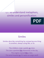 Similes Metaphors and Personification PowerPoint