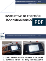 Instructivo para Conexion de Scanner Radiografica A Laptop