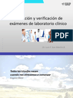 Módulo 2 - Clase 4 - Validacion y Verificacion de Exmenes de La Boratorio Clinico