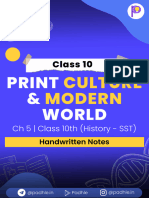 Print Culture and Modern World - Padhle 10th Notes