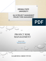 Chapter 1 - Project Risk Management