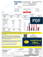 Telephone No Amount Payable Due Date: Bill Mail Service Tax Invoice