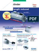 Clamp Cylinder: Total Tube Length Reduced