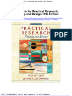 Full Download Test Bank For Practical Research Planning and Design 11th Edition PDF Full Chapter