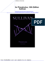 Full Download Test Bank For Precalculus 10th Edition Sullivan PDF Full Chapter