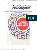 Full Download Solution Manual For Understanding Human Resources Management A Canadian Perspective by Peacock PDF Full Chapter