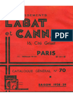 Catalog of Lighters Labat & Cannac