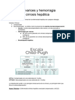 Varices y Hemorragia Varicela en Cirrosis