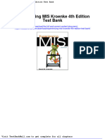 Full Download Experiencing Mis Kroenke 4th Edition Test Bank PDF Full Chapter