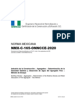 NMX C 165 ONNCCE 2020 - Unlocked