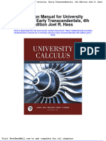 Full Download Solution Manual For University Calculus Early Transcendentals 4th Edition Joel R Hass PDF Full Chapter