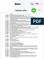 Contoh Soal Keswa Silabus - 1 - SOAL TES KESEHATAN JIWA KEJIWAAN Ya Tidak 1. Aku Suka Majalah - StuDocu