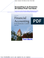 Full Download Financial Accounting in An Economic Context 9th Edition Pratt Test Bank PDF Full Chapter
