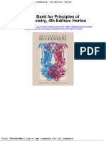 Full Download Test Bank For Principles of Biochemistry 4th Edition Horton PDF Full Chapter