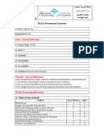 CE611 CourseSpec